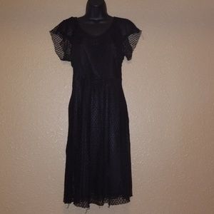 Women's lace overlay dress